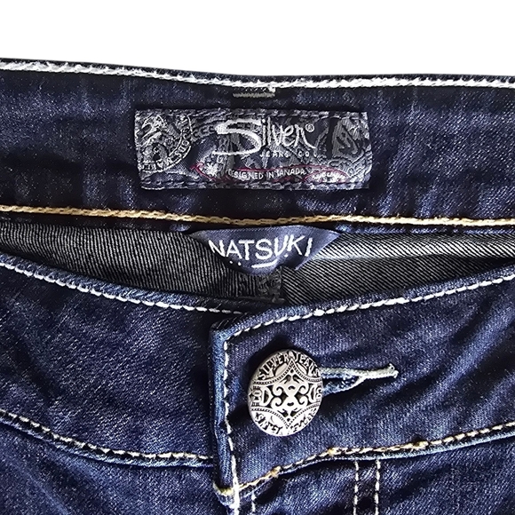 Silver Jeans Natsuki Dark Wash 36/37 Bootcut Jean Denim Womens - Picture 2 of 9